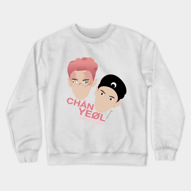 Chanyeol - Obsession. Crewneck Sweatshirt by Duckieshop